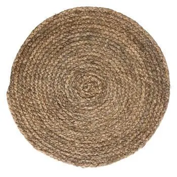 Dekkebrikke rund brun