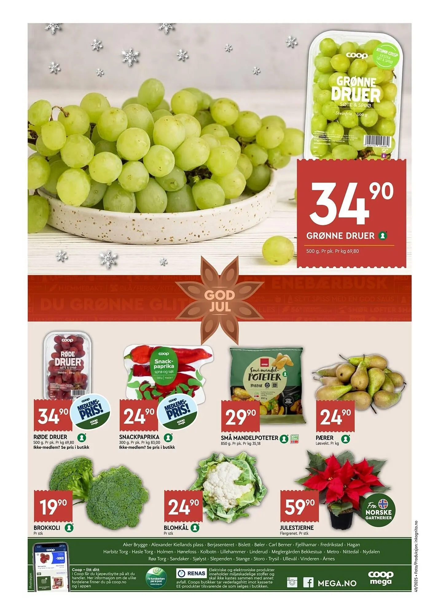 Coop Mega kundeavis fra 1. desember til 7. desember 2025 - kundeavisside 8