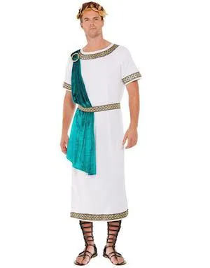 Gresk Toga Kostyme til Mann