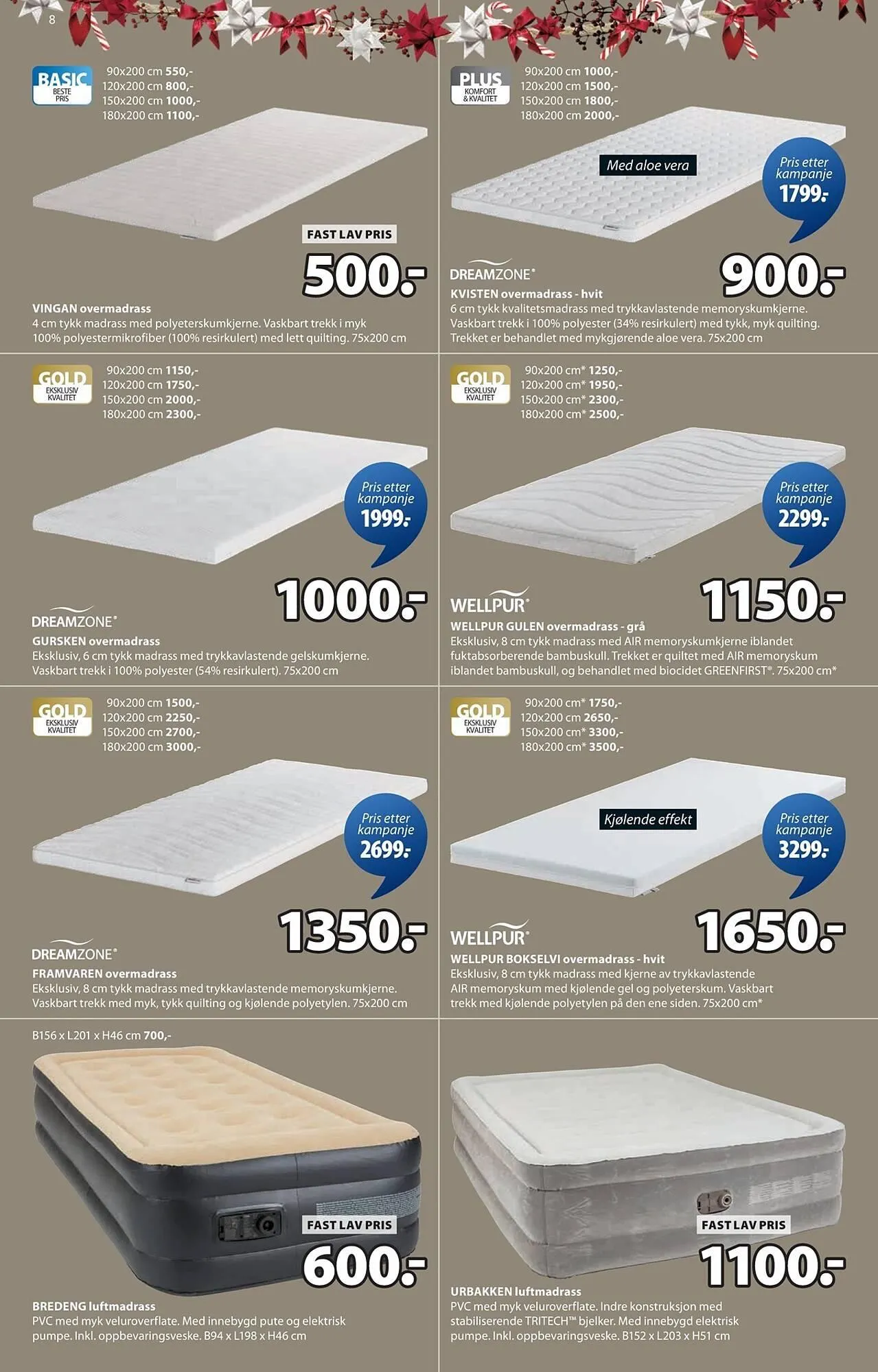 JYSK kundeavis fra 1. desember til 23. desember 2025 - kundeavisside 9