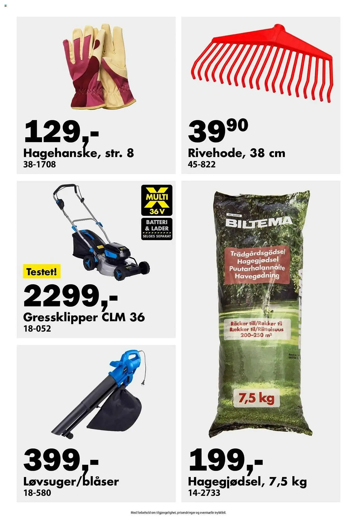 Biltema kundeavis fra 31. mars til 30. april 2026 - kundeavisside 8