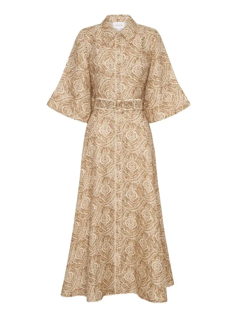 Stonemark Midi Dress – Beige