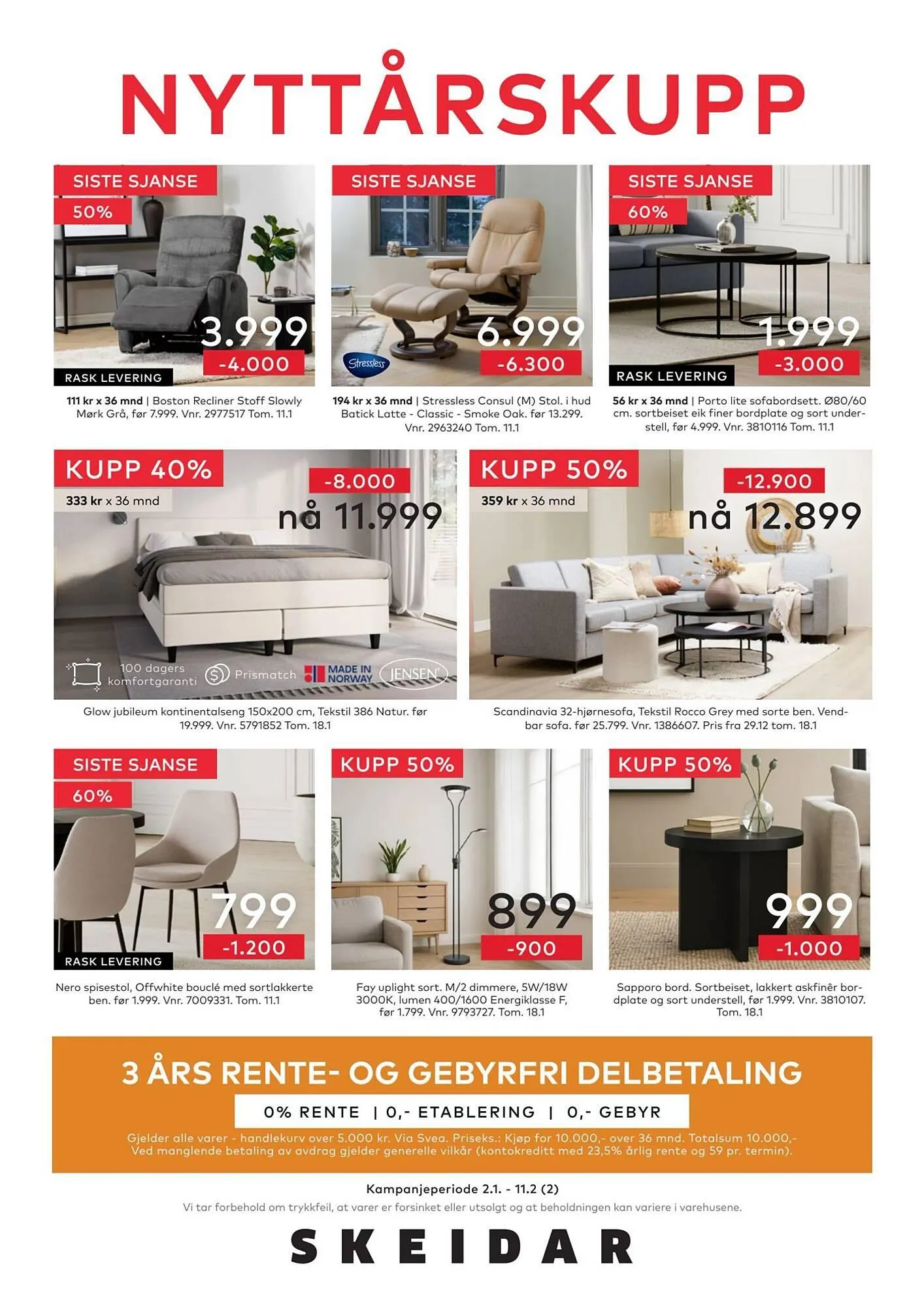 Skeidar kundeavis fra 5. januar til 12. januar 2026 - kundeavisside 32