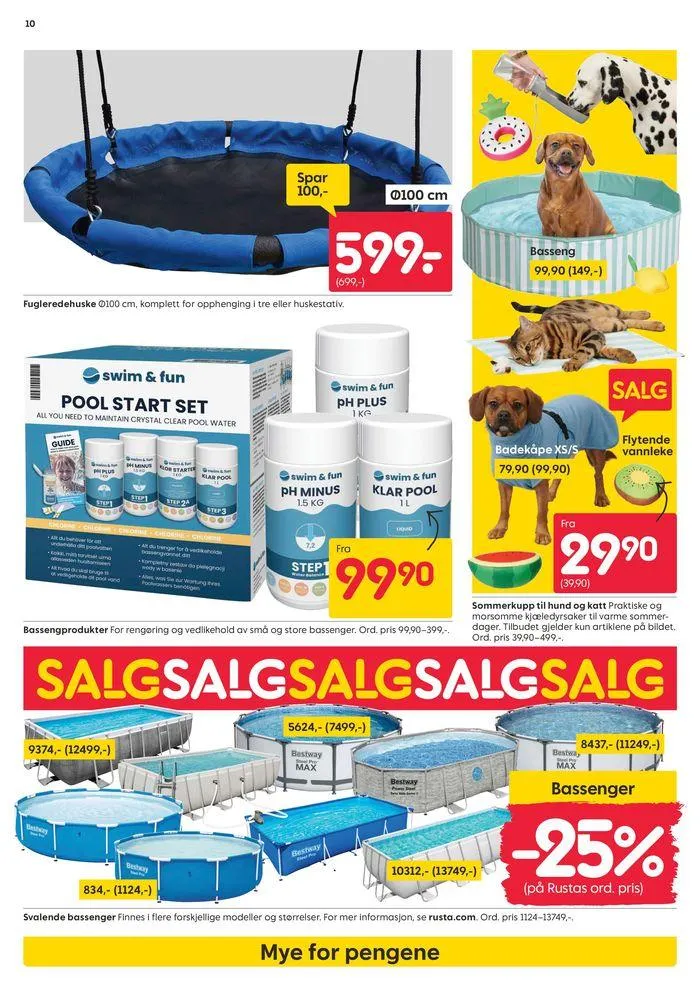 Rusta Salg fra 24. juni til 8. juli 2024 - kundeavisside 10