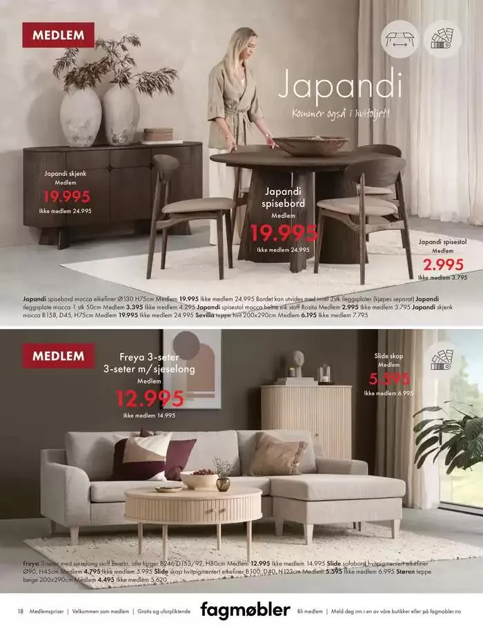 Fagmøbler Kundeavis fra 1. februar til 15. februar 2025 - kundeavisside 18