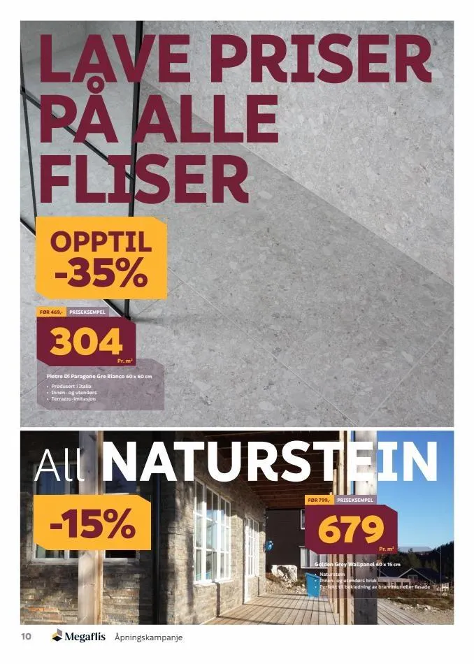Megaflis kundeavis til 21.09.2023 fra 18. september til 21. september 2023 - kundeavisside 10
