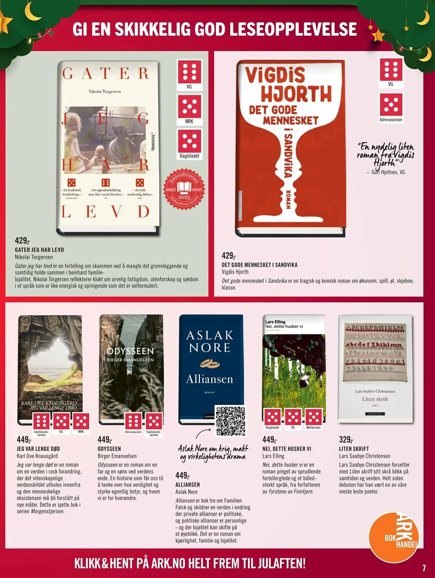Ark Bokhandel kundeavis fra 1. desember til 25. desember 2025 - kundeavisside 7