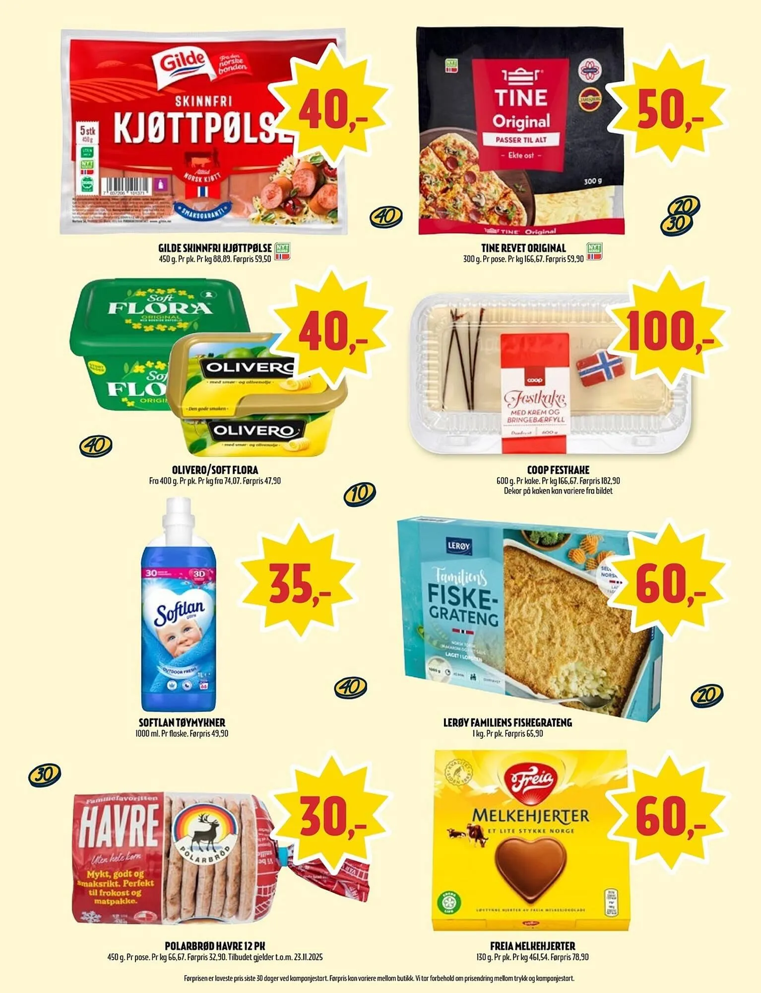 Coop Prix kundeavis fra 3. november til 9. november 2025 - kundeavisside 4