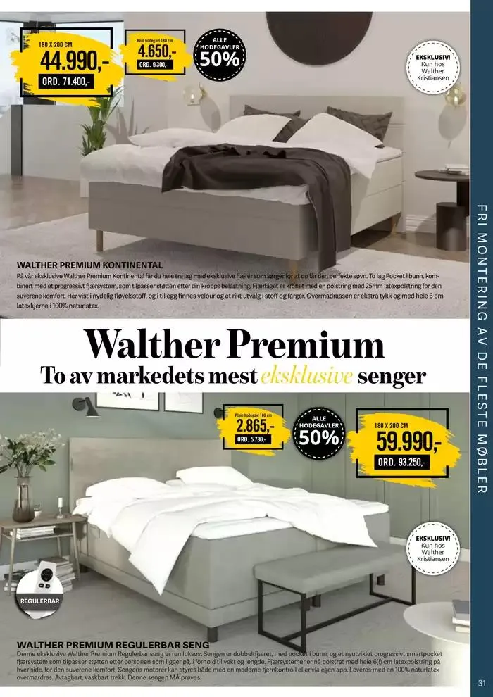 Gratis frakt og montering fra 8. januar til 28. februar 2025 - kundeavisside 31