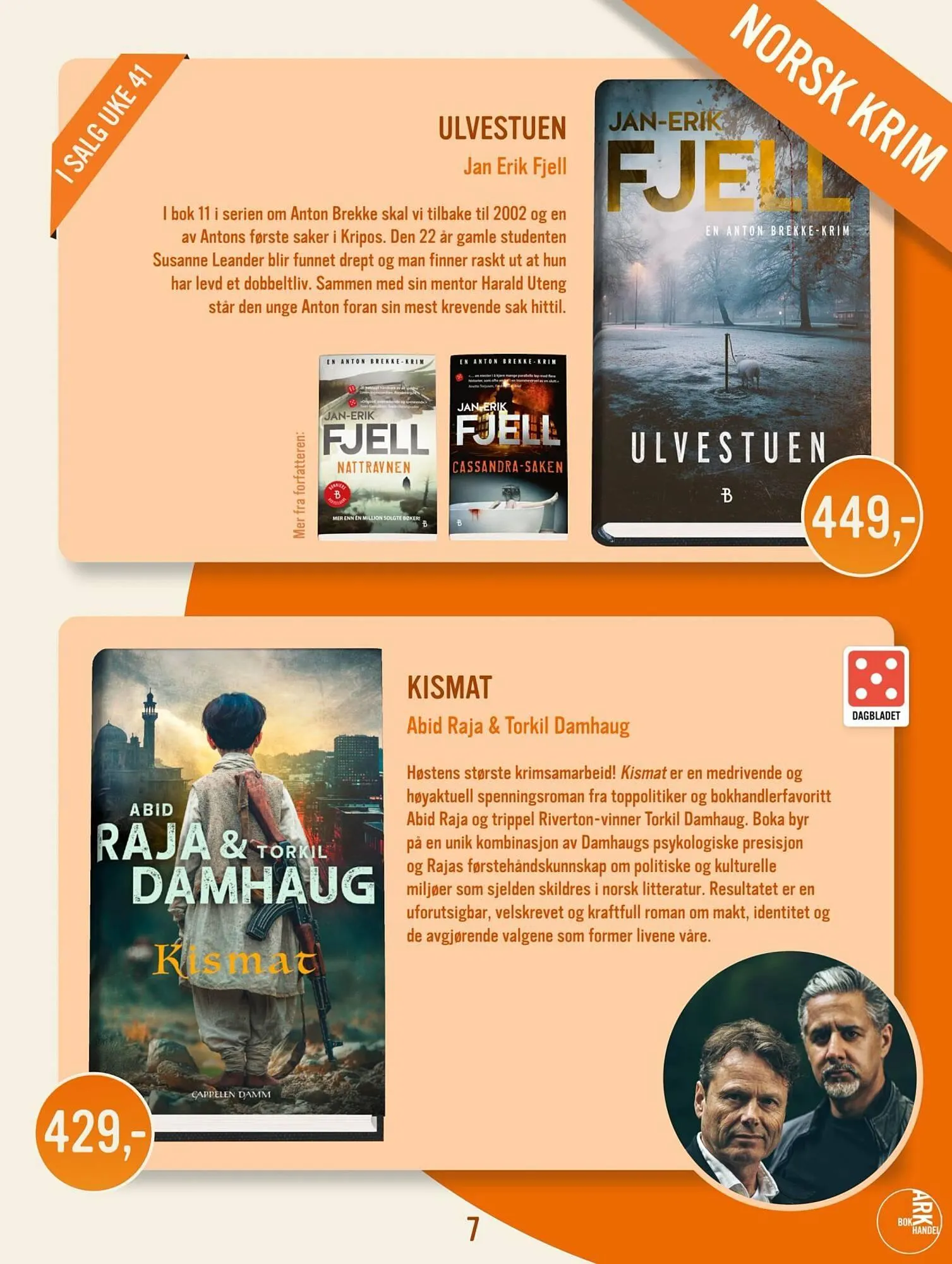 Ark Bokhandel kundeavis fra 1. oktober til 31. oktober 2025 - kundeavisside 7