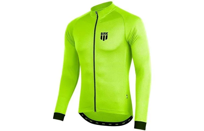 Birk Sykkeltrøye Pilot Ls Neon gul