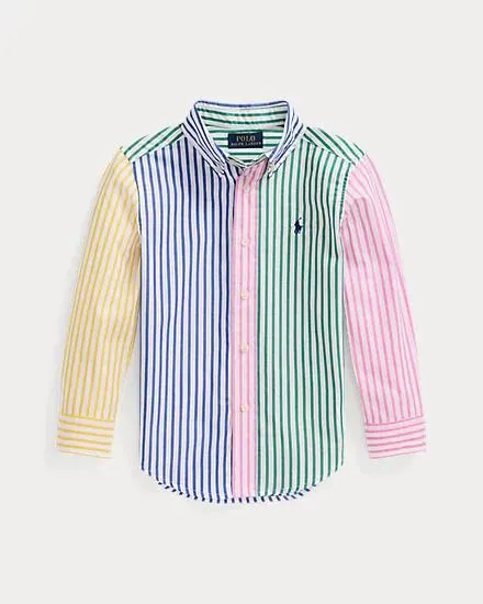 Striped Cotton Poplin Fun Shirt