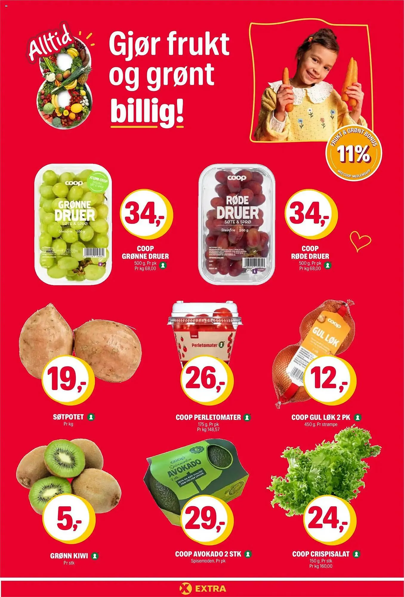 Coop Extra kundeavis fra 23. februar til 1. mars 2026 - kundeavisside 8