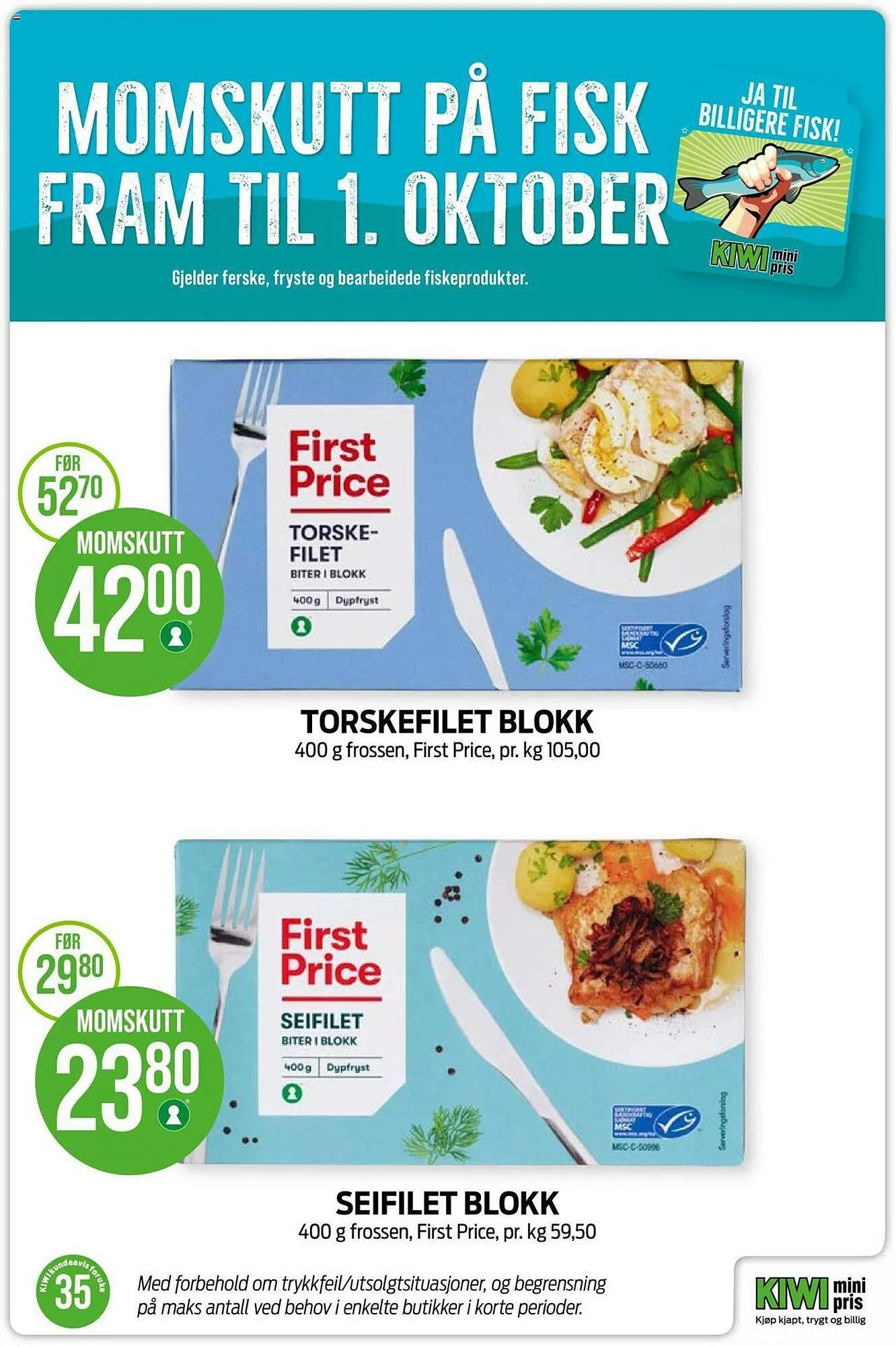 Kiwi Kundeavis fra 21. august til 1. oktober 2023 - kundeavisside 6