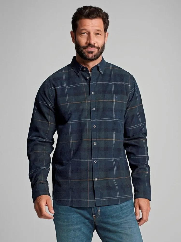 Corduroy rutete skjorte