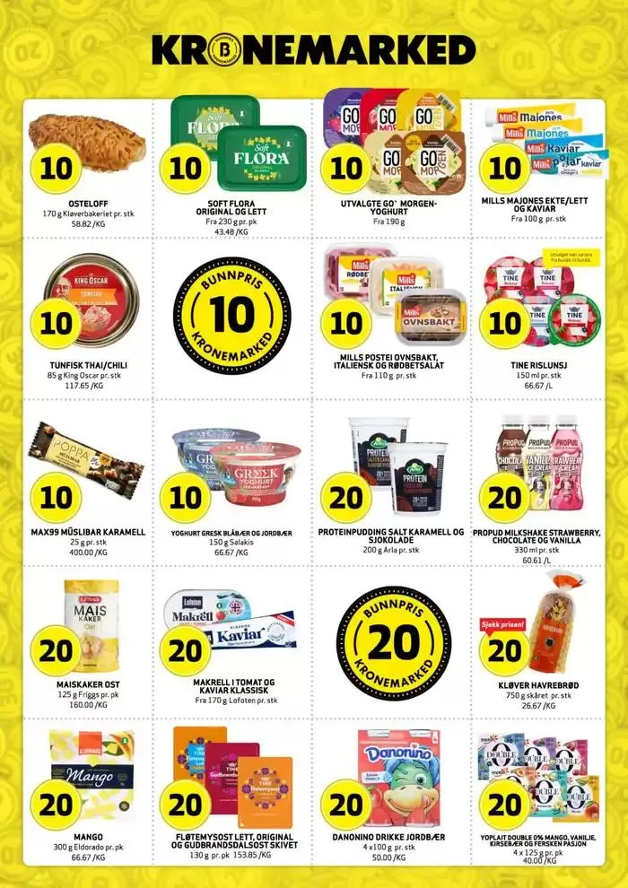 Stort utvalg av tilbud fra 18. oktober til 1. november 2024 - kundeavisside 10