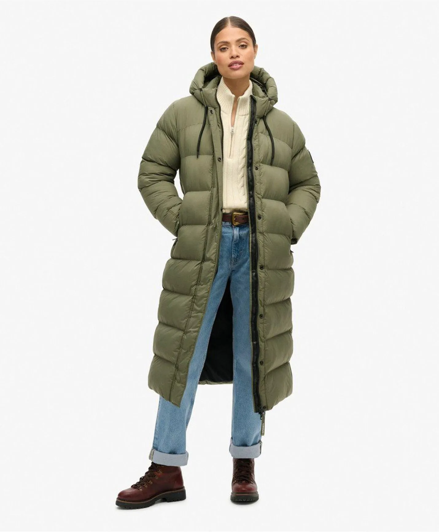 Superdry Ribstop Longline Puffer Jacket