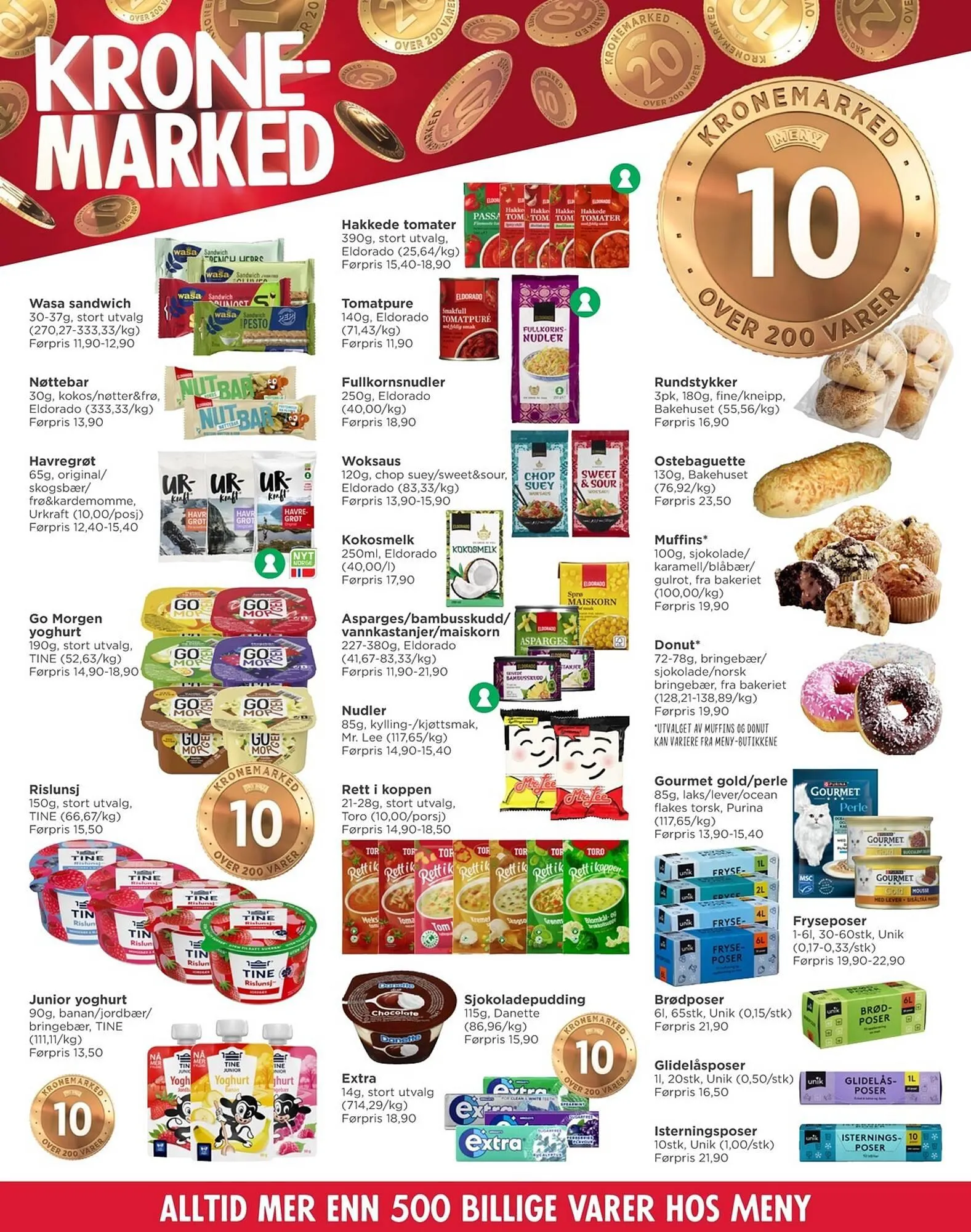 Meny kundeavis fra 2. mars til 7. mars 2026 - kundeavisside 2