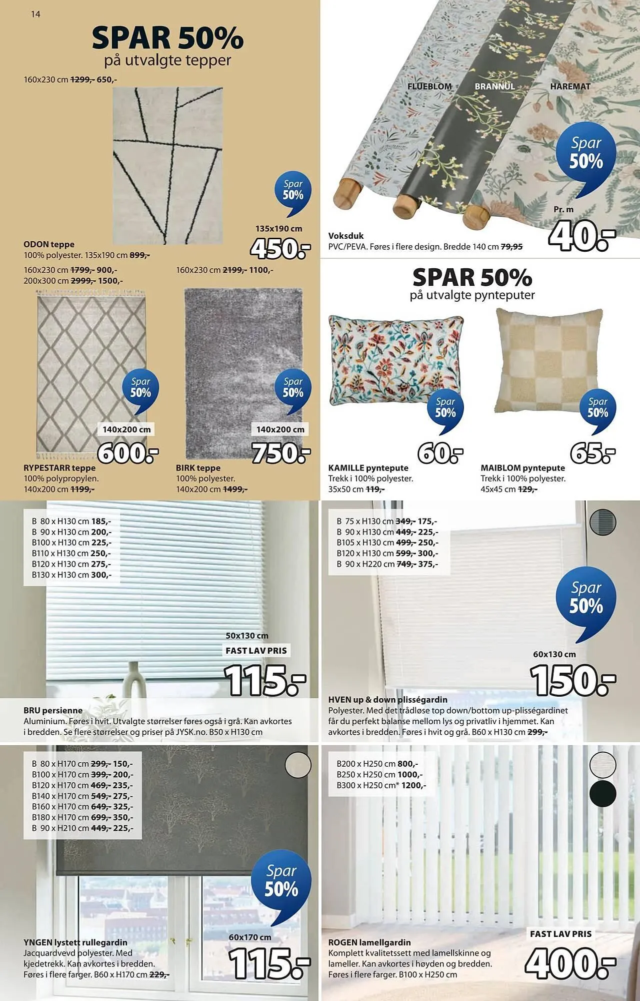 JYSK kundeavis fra 2. mars til 8. mars 2026 - kundeavisside 14