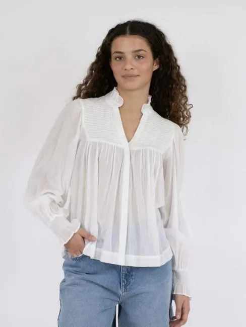 Jill S Voile Blouse White 34