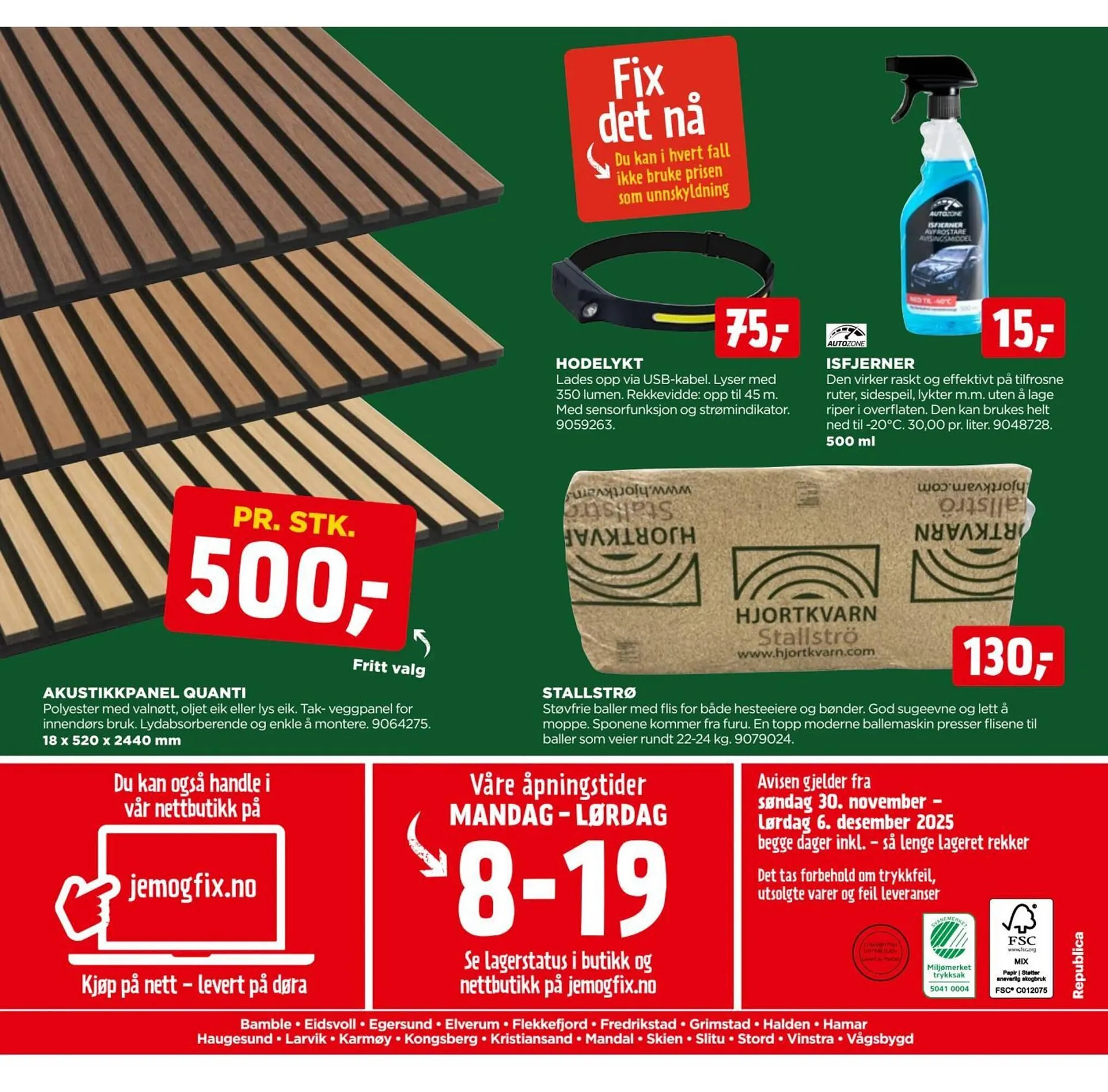 Jem & fix kundeavis fra 30. november til 7. desember 2025 - kundeavisside 24