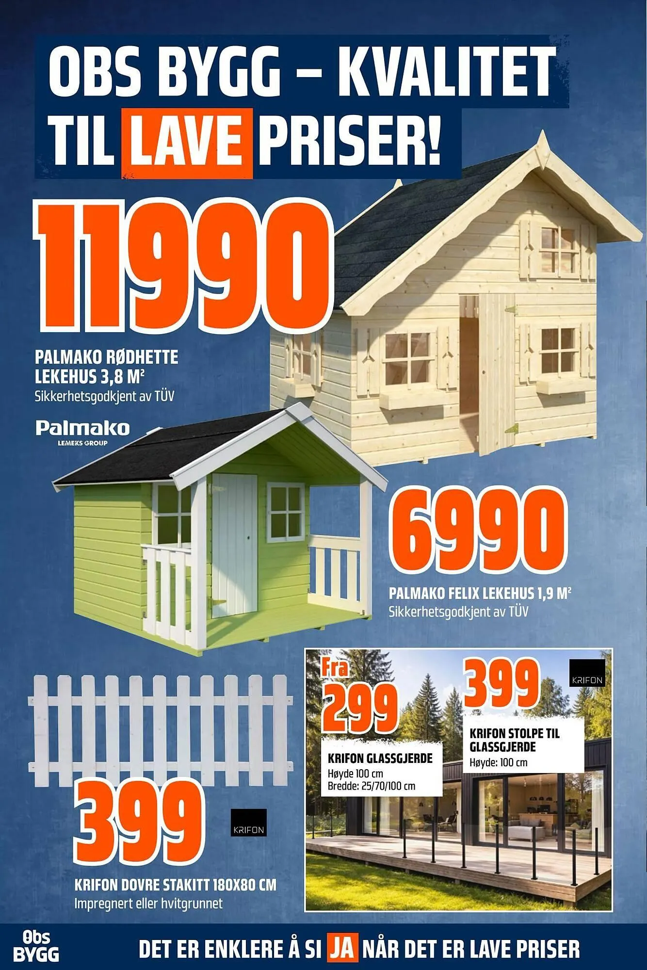 Obs Bygg kundeavis fra 29. mars til 11. april 2026 - kundeavisside 24