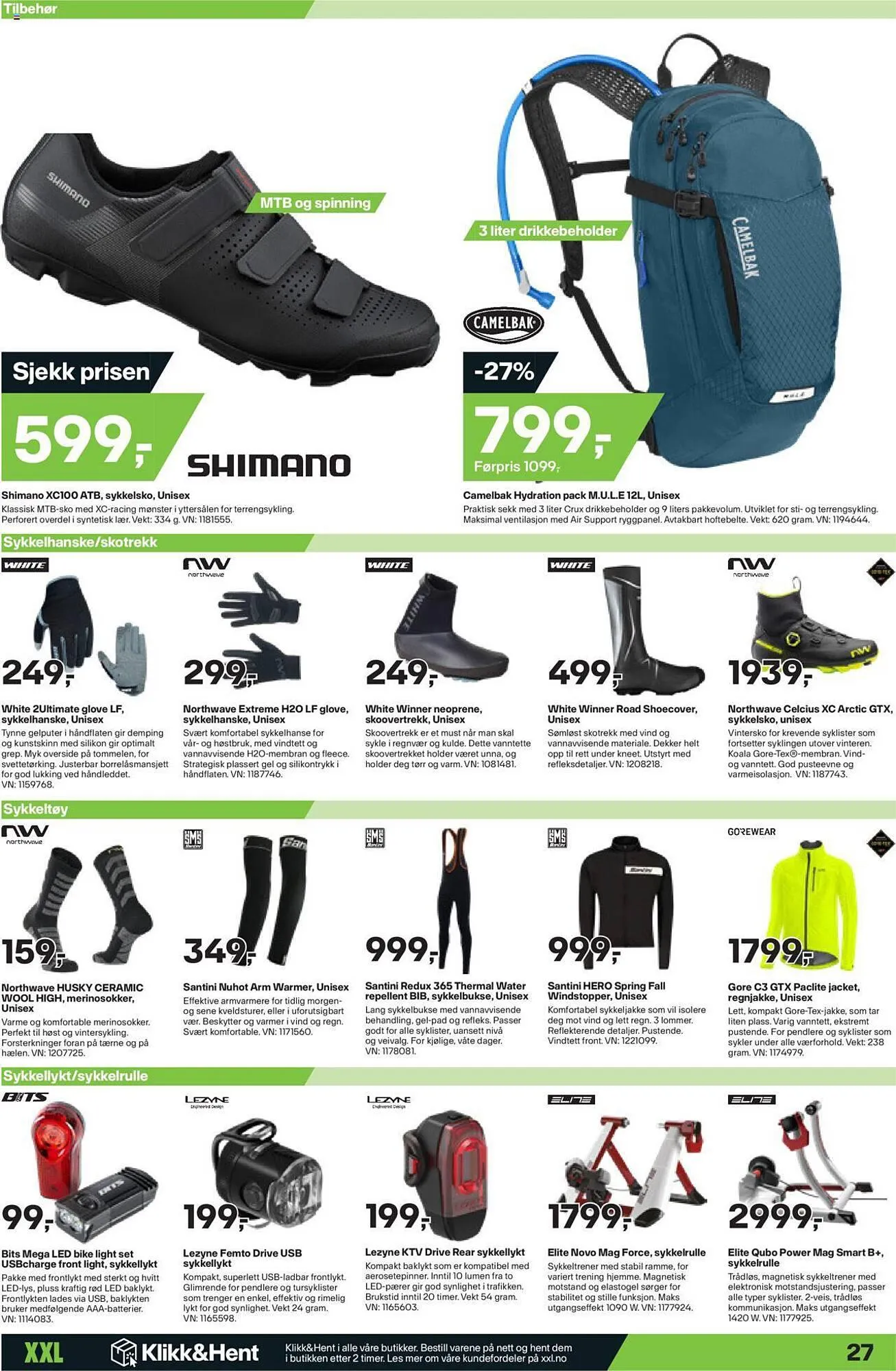 XXL Sport Kundeavis fra 18. september til 24. september 2023 - kundeavisside 27