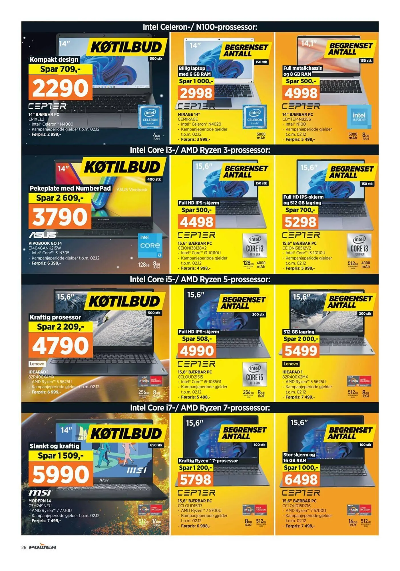 POWER Kundeavis fra 21. november til 2. desember 2024 - kundeavisside 26