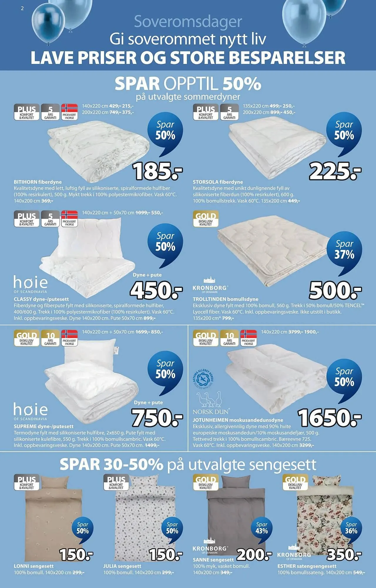 JYSK kundeavis fra 13. april til 19. april 2026 - kundeavisside 2