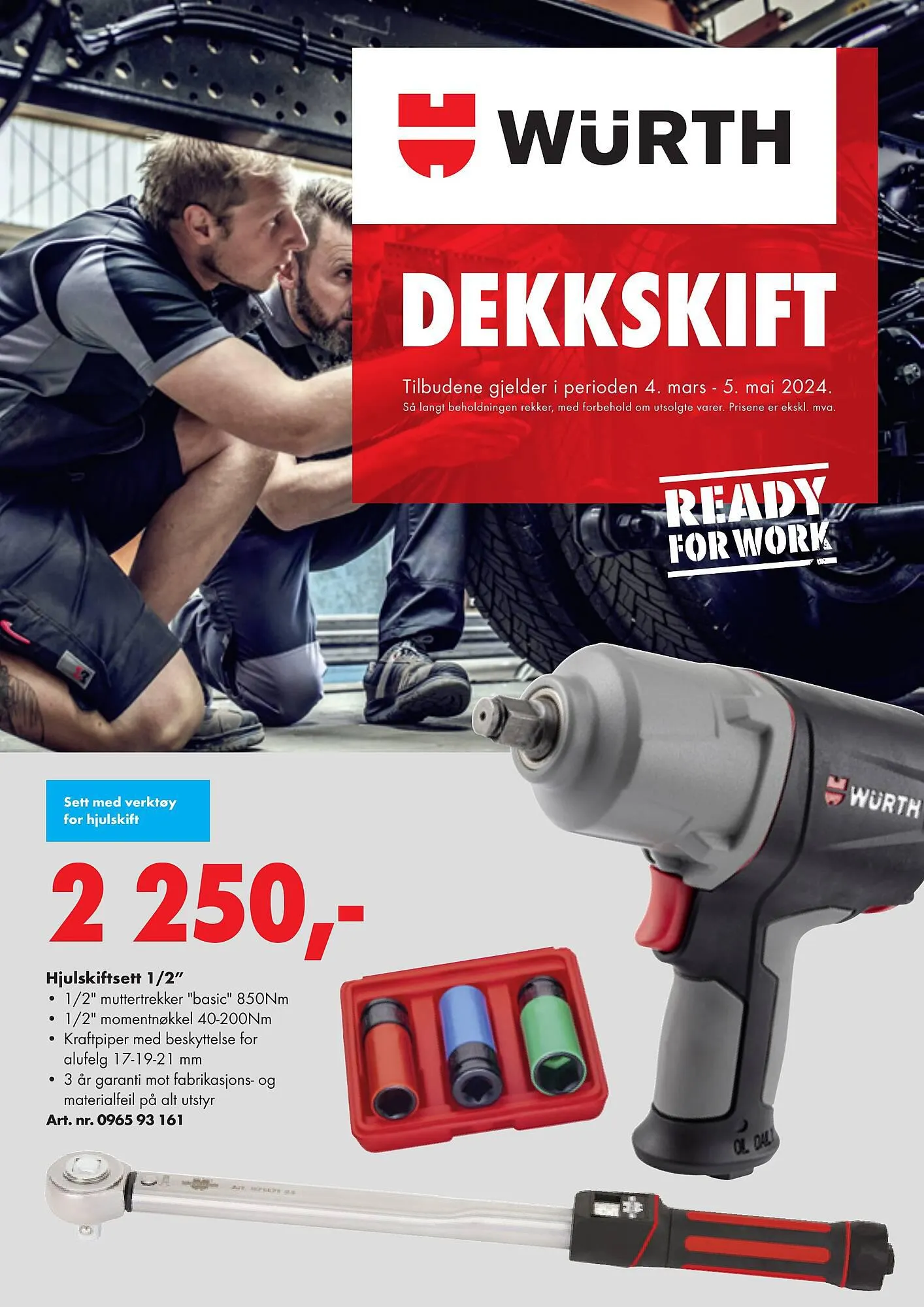 Würth Kundeavis fra 4. mars til 5. mai 2024 - kundeavisside