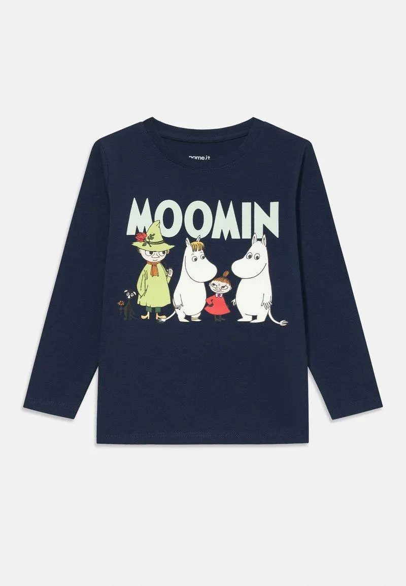 NMNSLOV MOOMIN UNISEX - Topper langermet - navy blazer