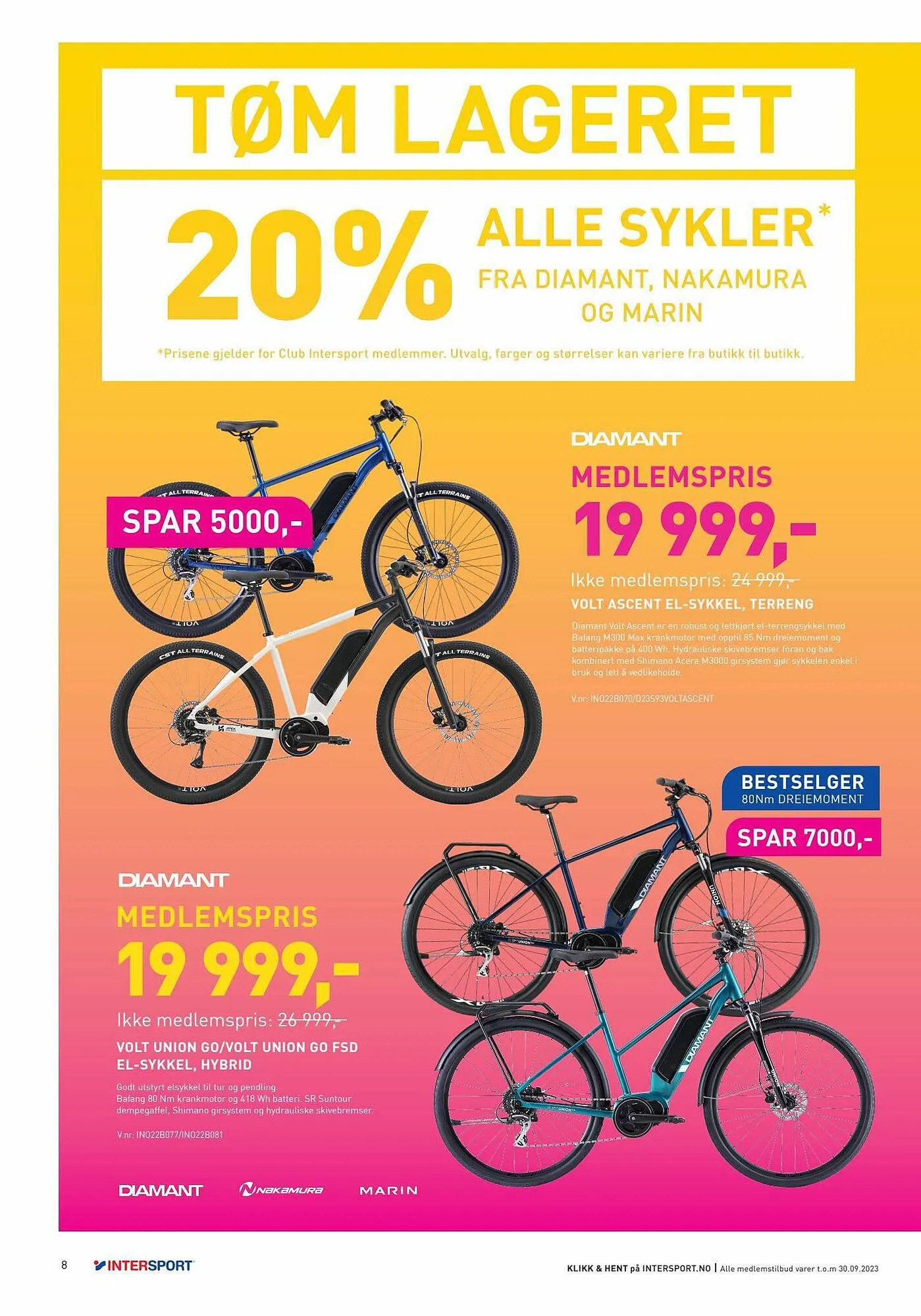 Intersport Kundeavis fra 18. september til 30. september 2023 - kundeavisside 8