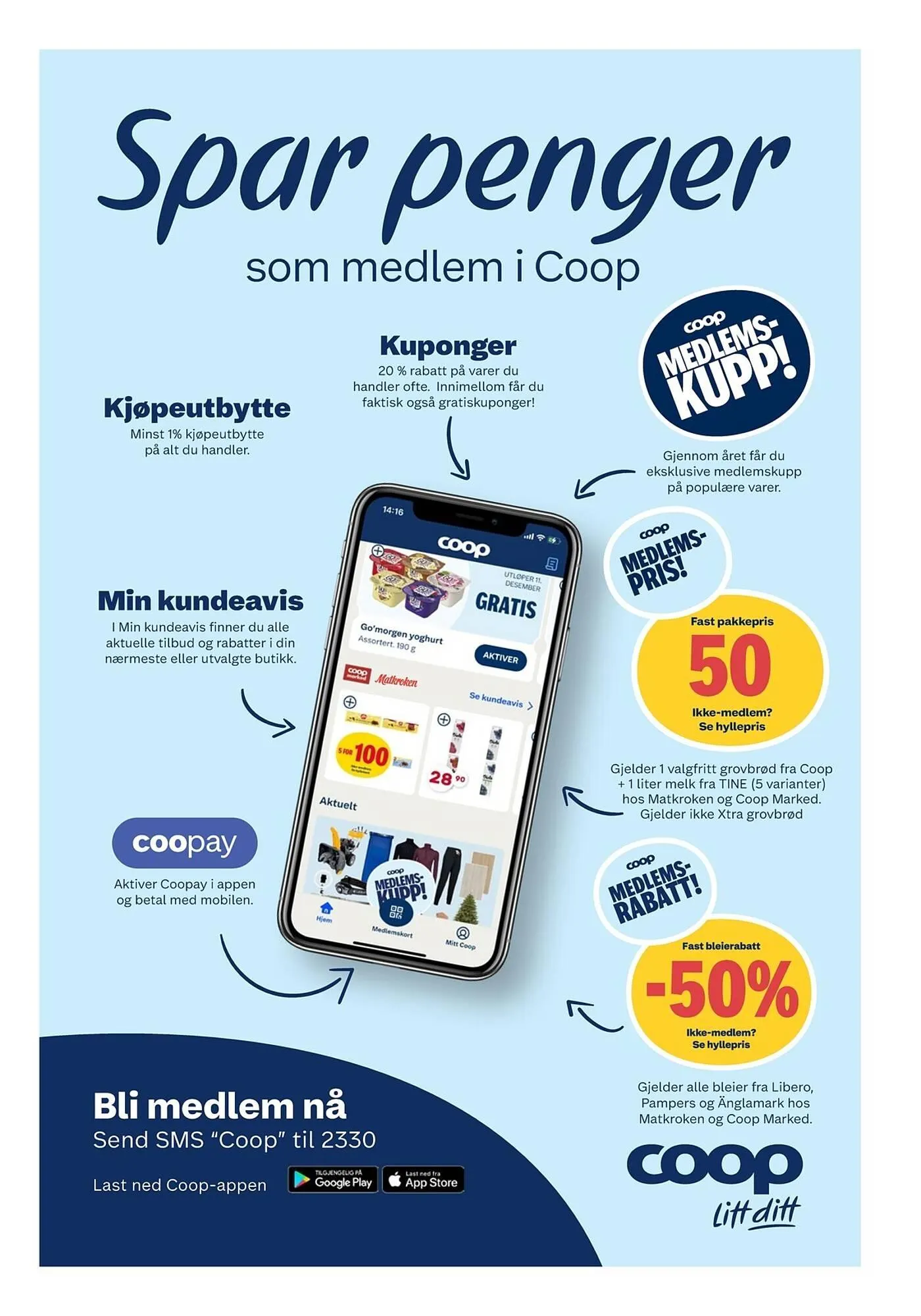 Coop Marked kundeavis fra 8. desember til 14. desember 2025 - kundeavisside 8