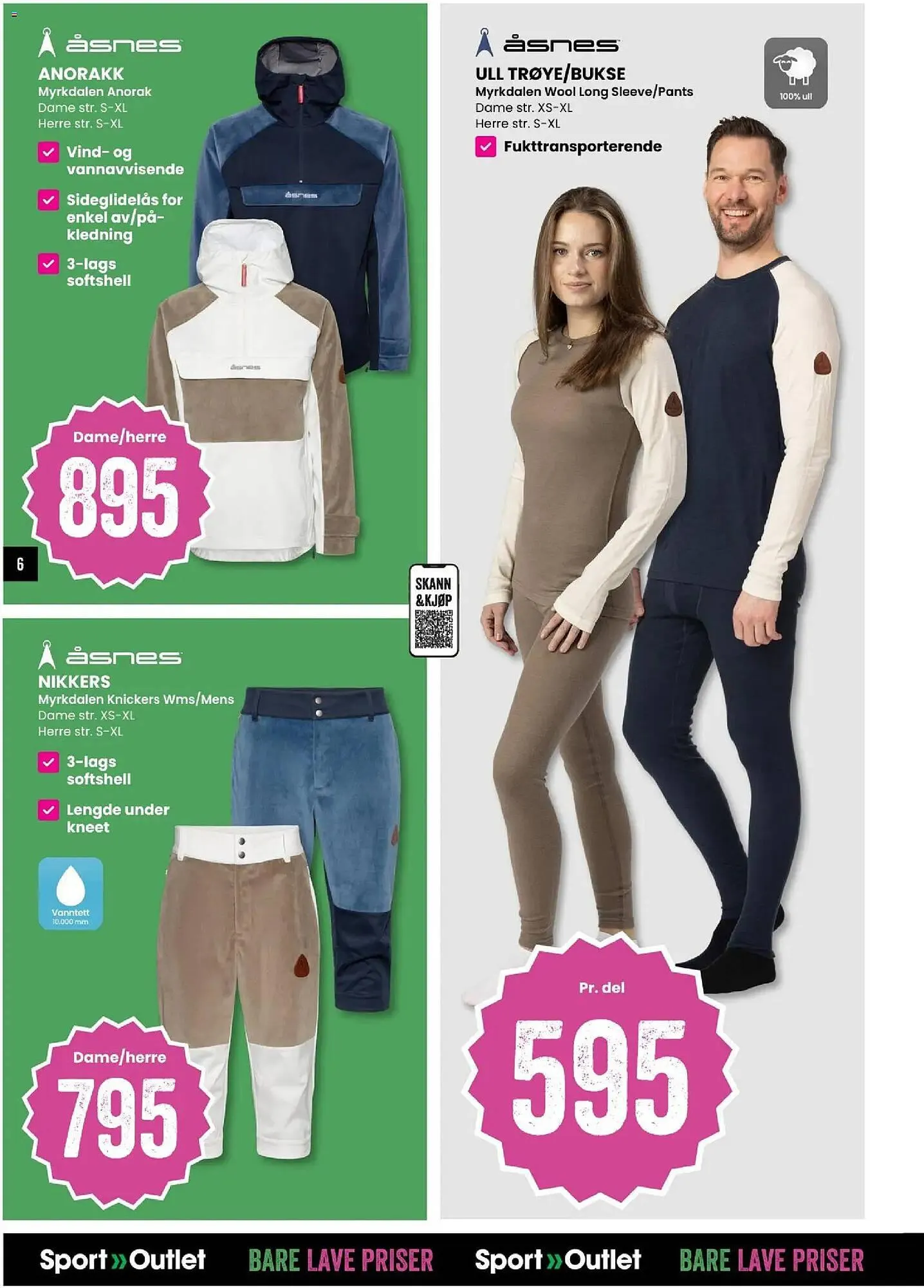 Sport Outlet kundeavis fra 24. mars til 6. april 2026 - kundeavisside 6