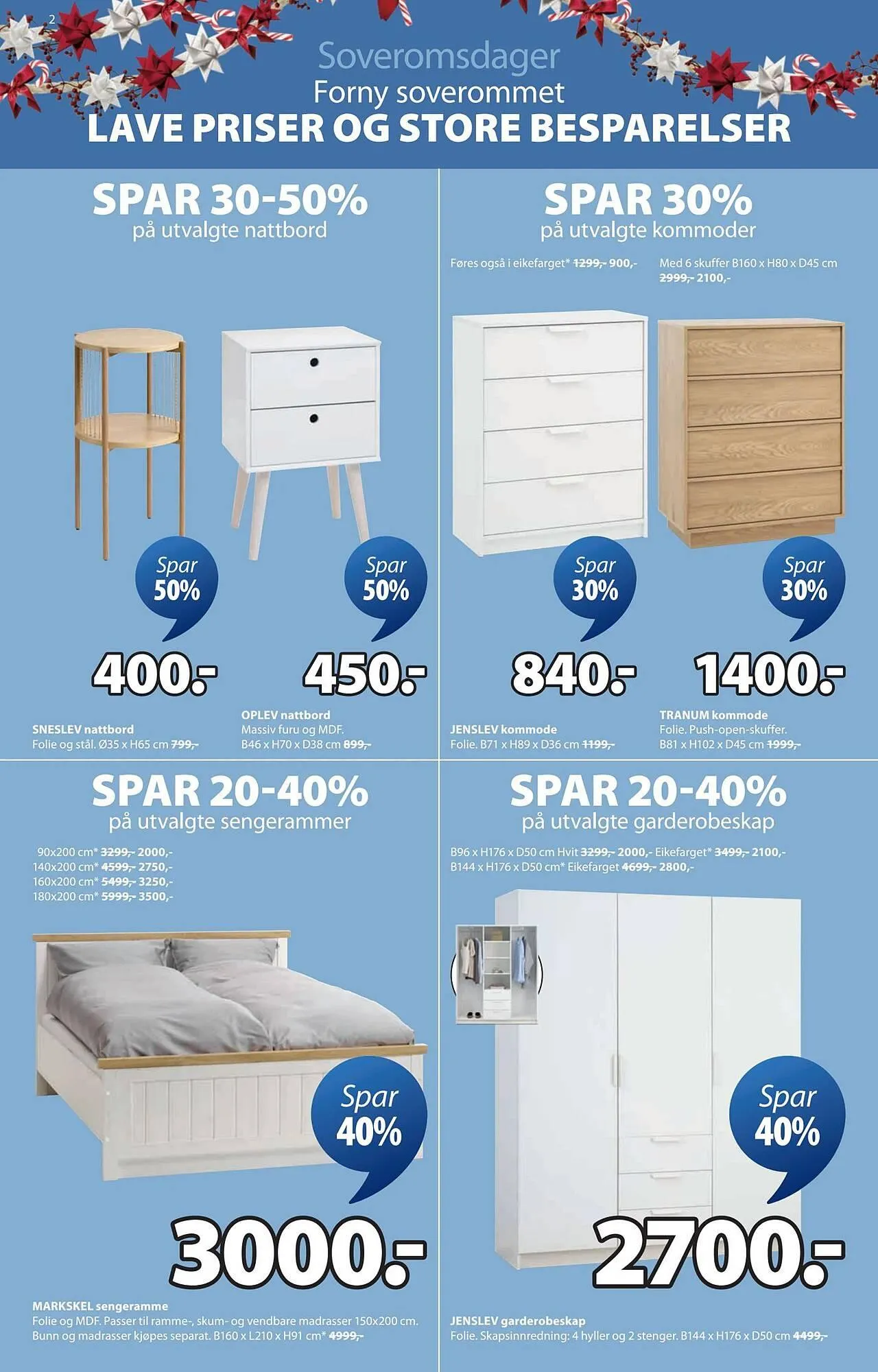 JYSK kundeavis fra 1. desember til 14. desember 2025 - kundeavisside 2