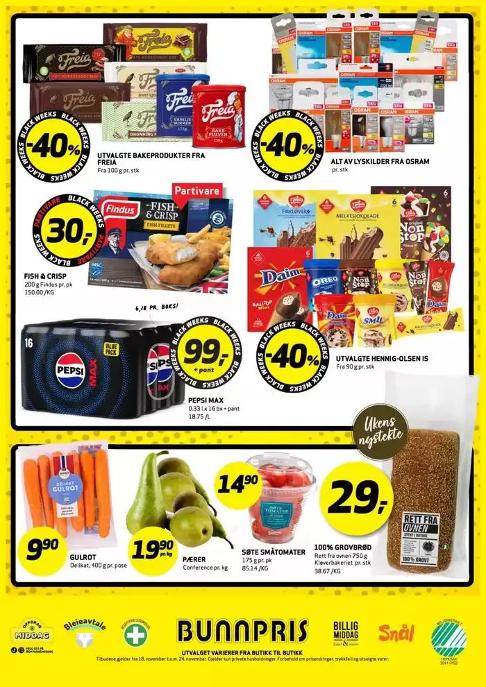 Aktuelle kupp og tilbud fra 18. november til 2. desember 2024 - kundeavisside 7