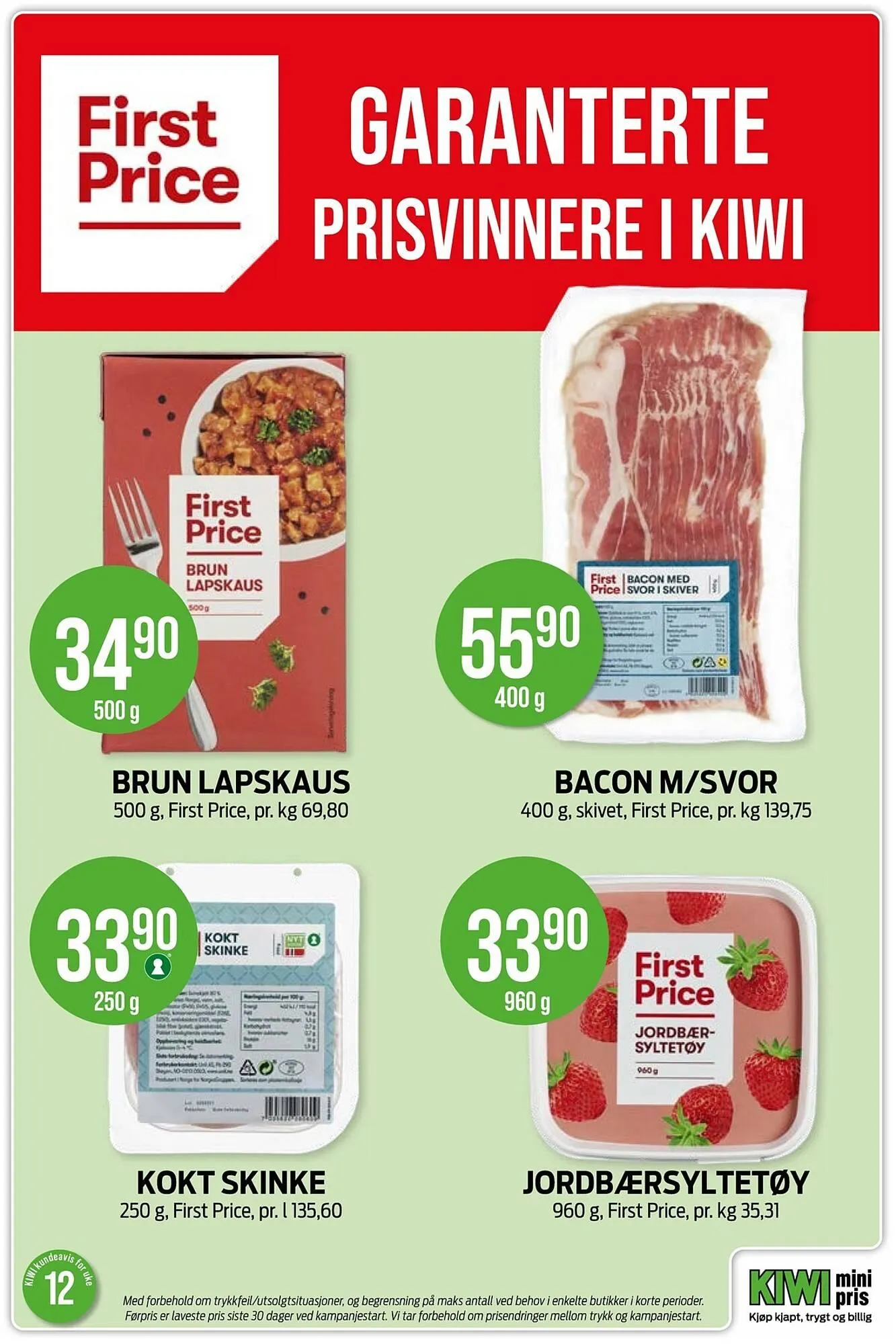 Kiwi kundeavis fra 16. mars til 22. mars 2026 - kundeavisside 28