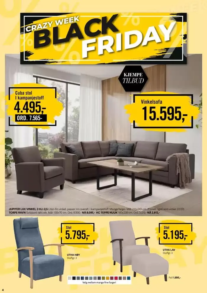 Black Friday fra 21. november til 3. desember 2024 - kundeavisside 4