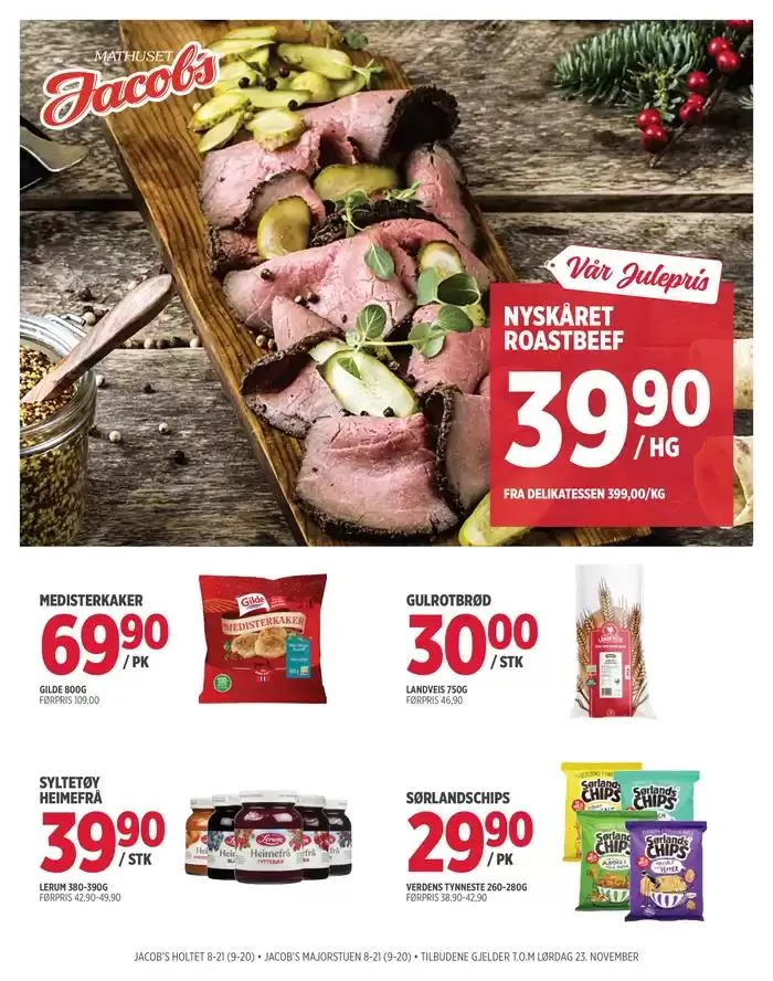 Jacobs Kundeavis fra 22. november til 6. desember 2024 - kundeavisside 2