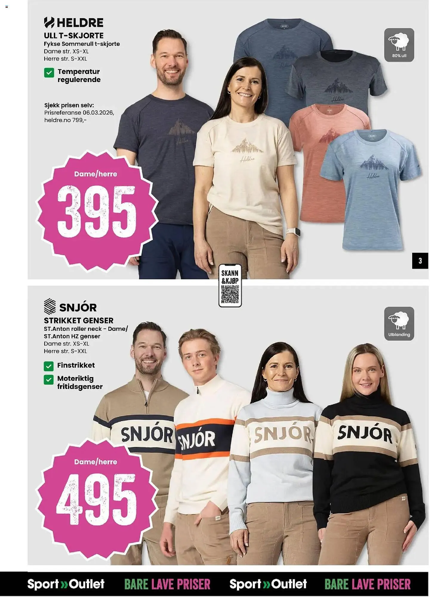 Sport Outlet kundeavis fra 24. mars til 6. april 2026 - kundeavisside 3