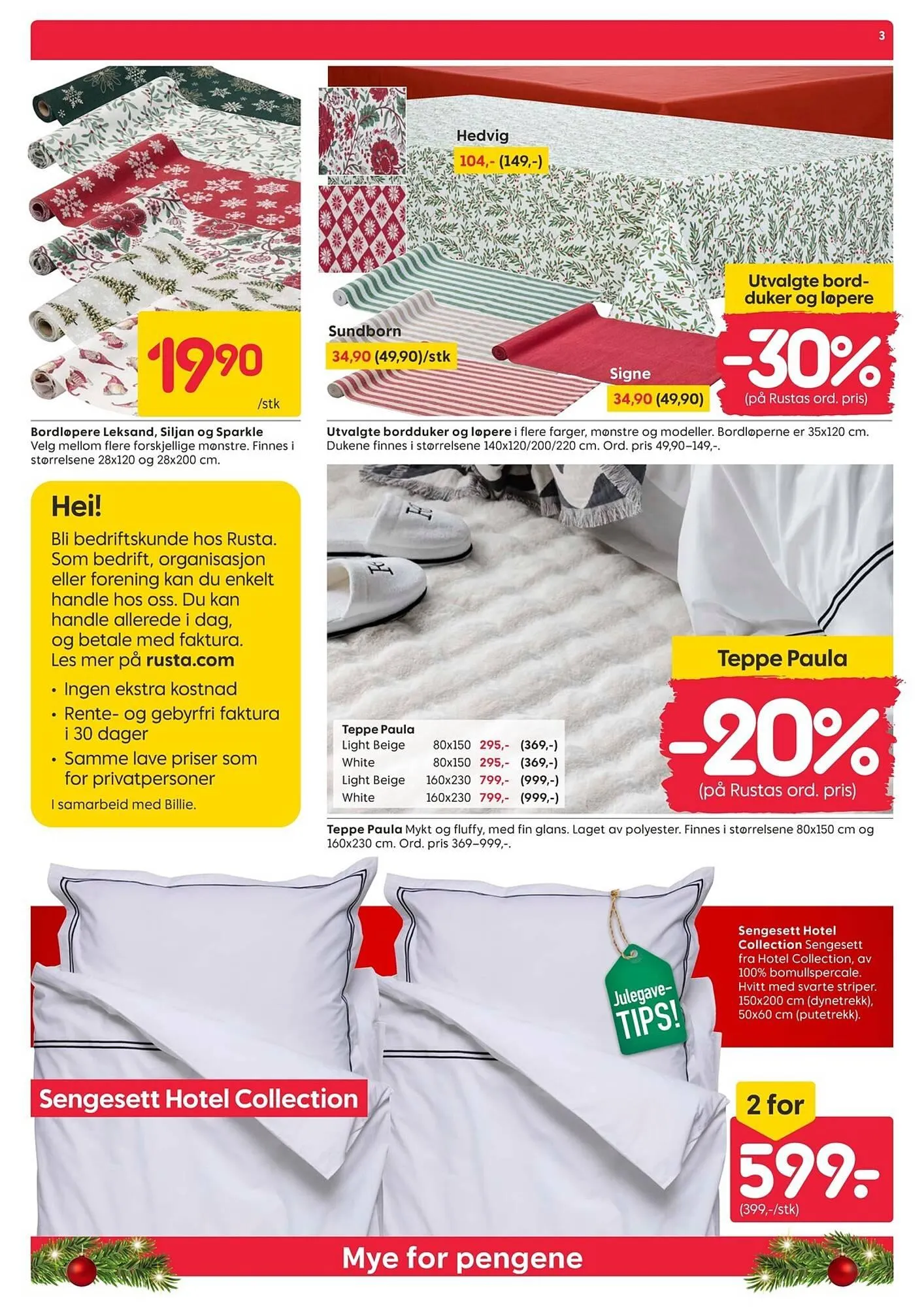 Rusta kundeavis fra 15. desember til 23. desember 2025 - kundeavisside 3