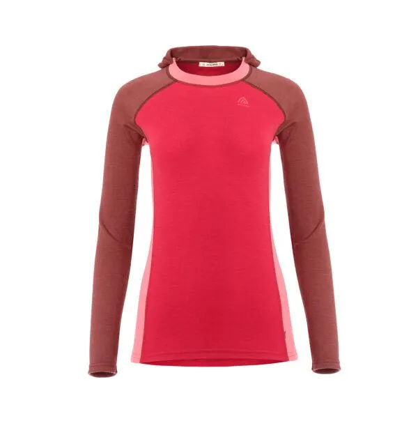 Aclima Warmwool Hoodsweater V2 Womens Spiced Apple/Jes