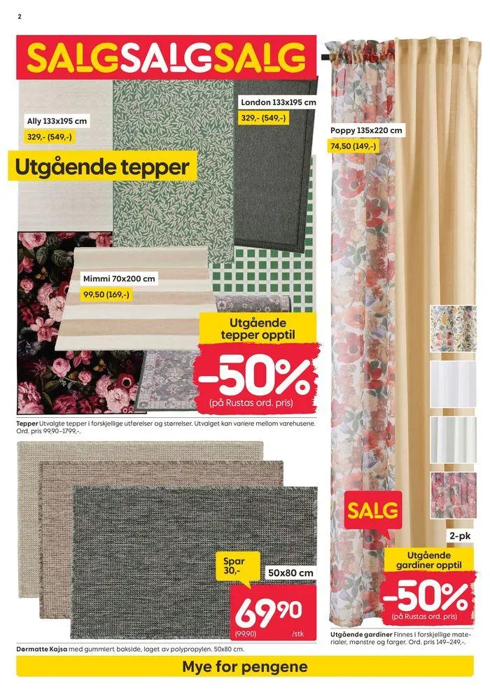 Rusta Salg fra 24. juni til 8. juli 2024 - kundeavisside 2