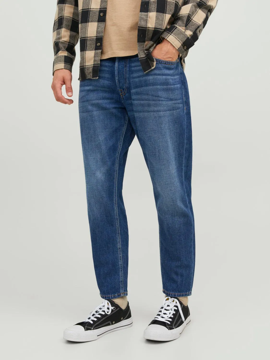 JJIFRANK JJORIGINAL CJ 198 Jeans med wide fit