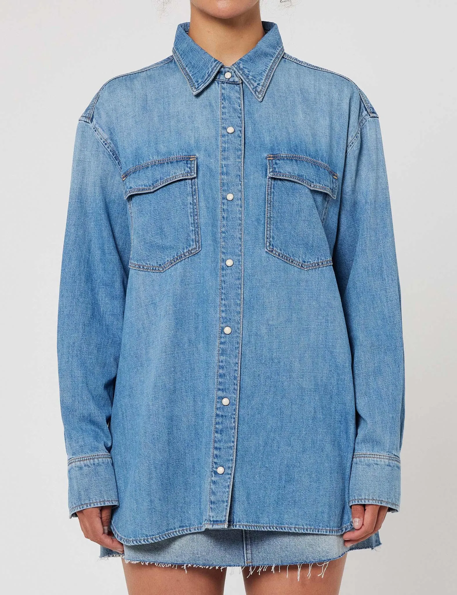 Bowery Denim Shirt Vision Mid Vintage Indigo