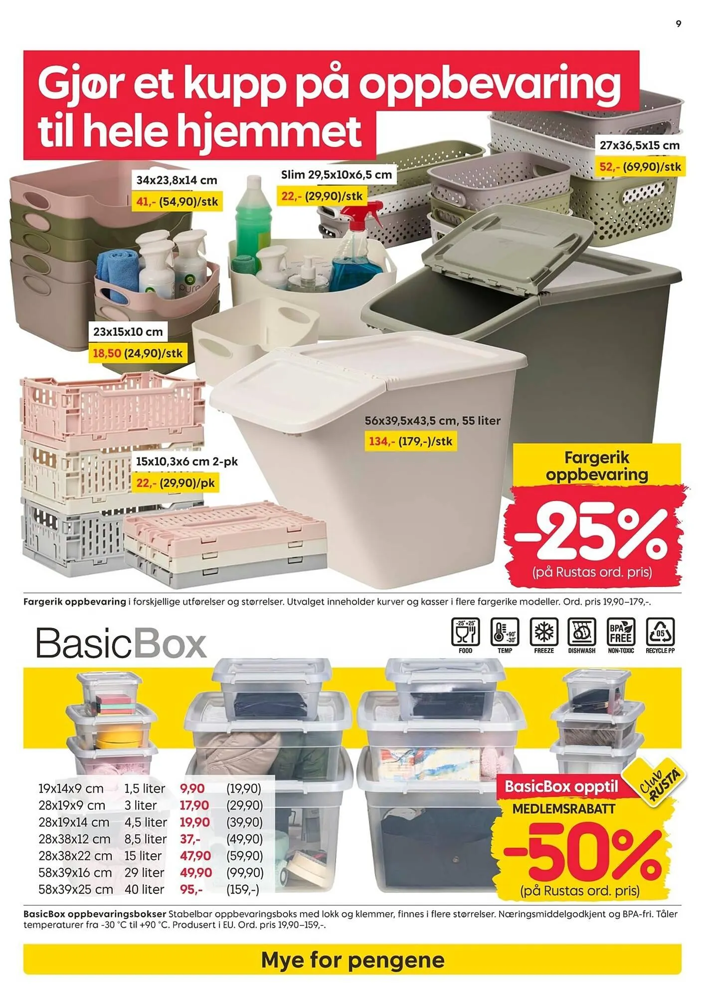 Rusta kundeavis fra 5. januar til 11. januar 2026 - kundeavisside 9