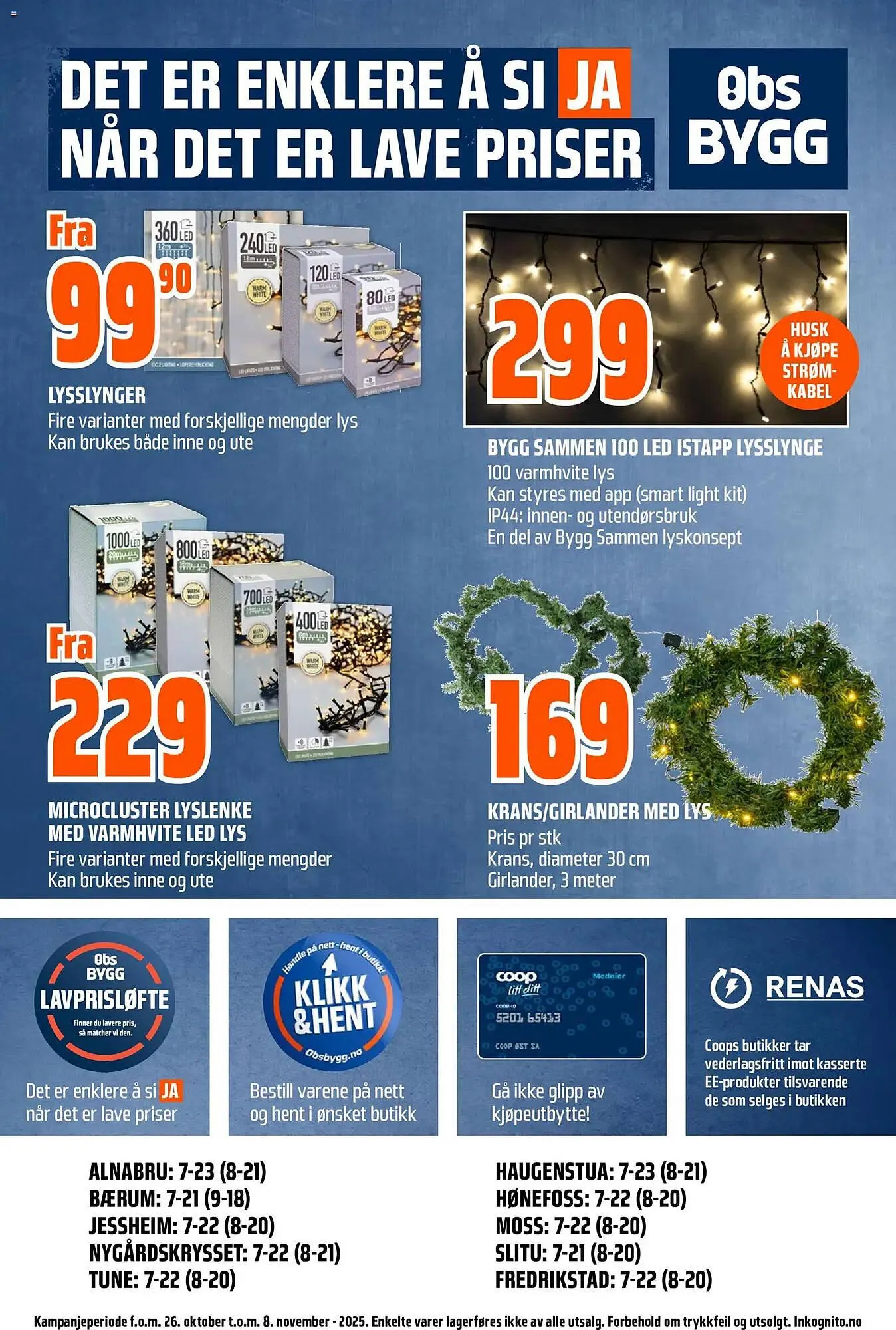 Obs Bygg kundeavis fra 4. november til 6. november 2025 - kundeavisside 18