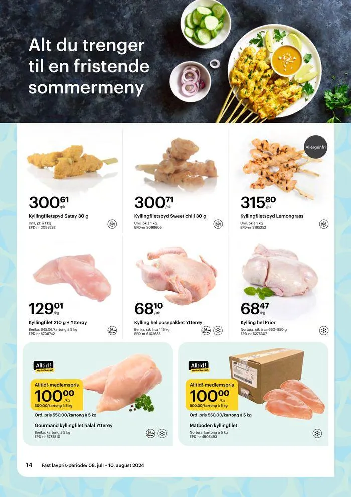Alt Du Trenger, Alltid Billig fra 8. juli til 10. august 2024 - kundeavisside 14
