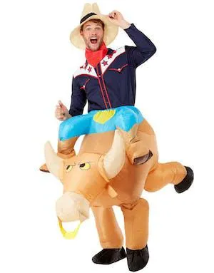 Bull Rider - Oppblåsbart Kostyme