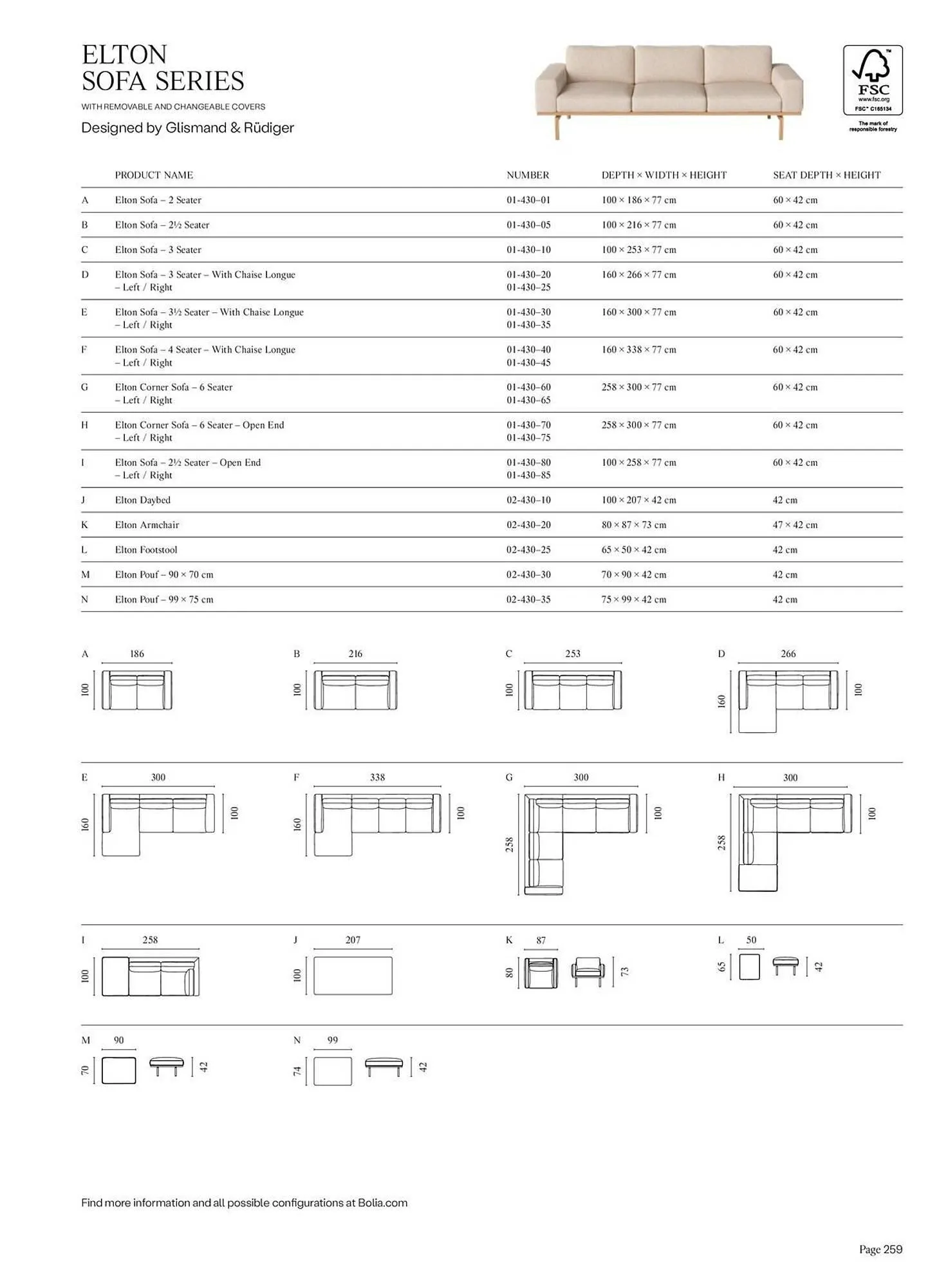 Bolia kundeavis fra 15. september til 31. desember 2025 - kundeavisside 261